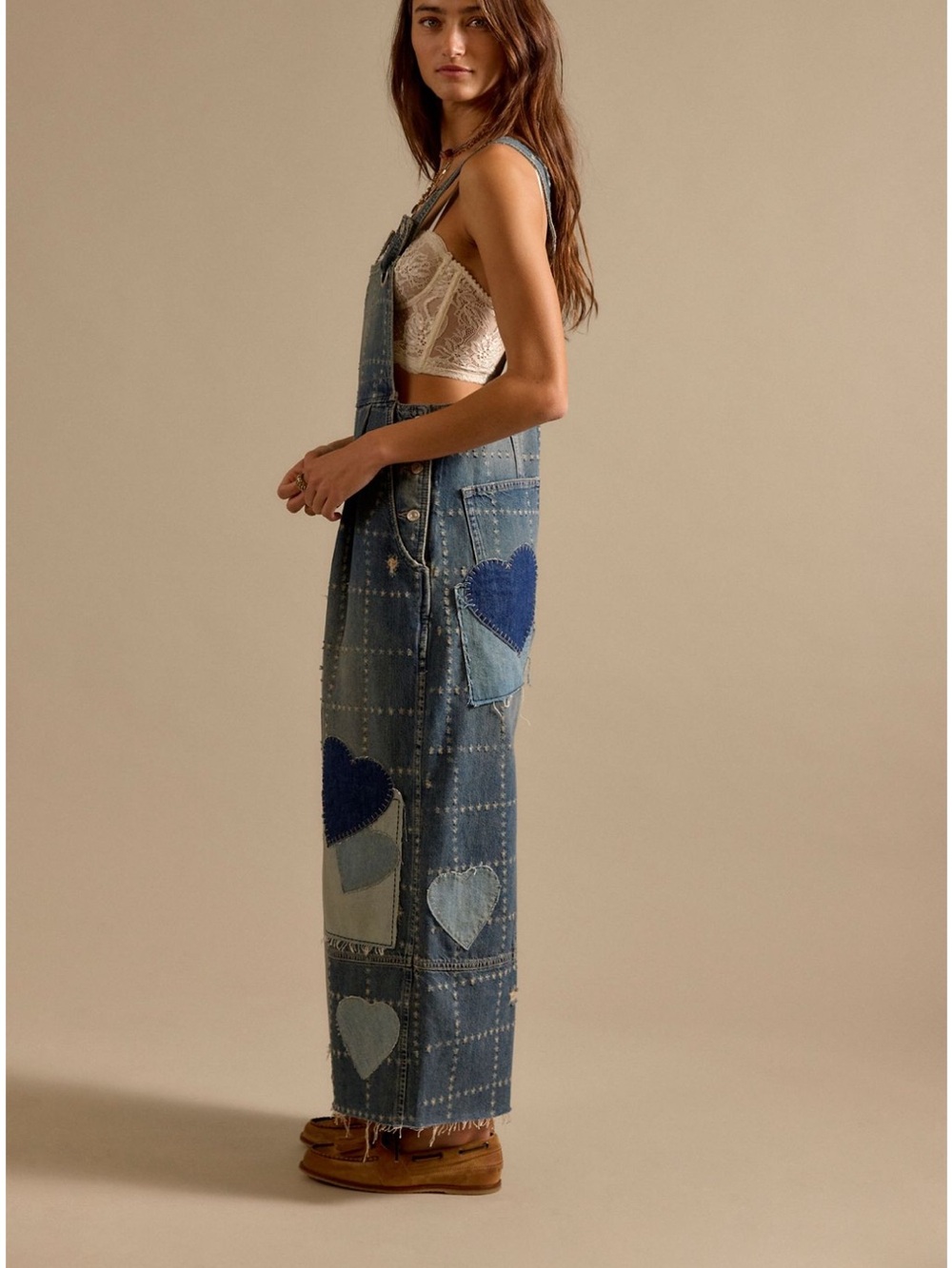 FREE PEOPLE RAMBLER NOVELTY OVERALLS - Picture 4 of 4